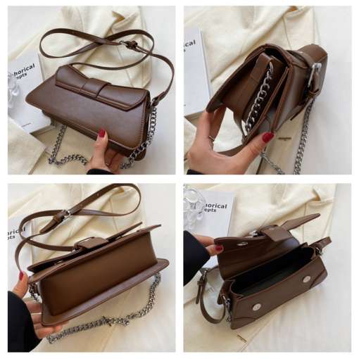 Solid-color-Women-Chain-Shoulder-Side-Bag-Small-PU-Leather-Handbag-And-Wallet-Vintage-Luxury-Brand-4 – saadaval Tootemaailm e-kaubamajas