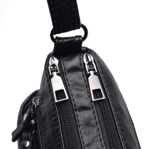 Annmouler-Fashion-Women-Crossbody-Bag-Black-Soft-Washed-Leather-Shoulder-Bag-Patchwork-Messenger-Bag-Small-Flap-5 – saadaval Tootemaailm e-kaubamajas