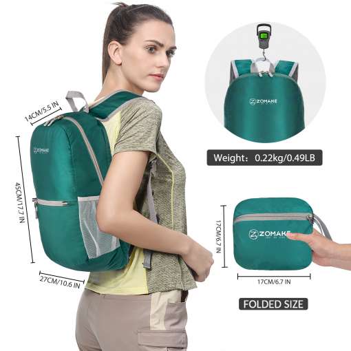 ZOMAKE-Ultra-Lightweight-Backpack-Packable-Small-Water-Resistant-Travel-Hiking-Daypack-Bag-Sports-Daypack-for-Men-5 – saadaval Tootemaailm e-kaubamajas
