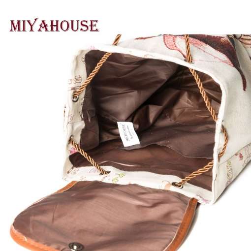 Miyahouse-Casual-Canvas-School-Backpack-Women-Lovely-Cat-Printed-Drawstring-Backpack-Teenager-Large-Capacity-Ladies-School-3 – saadaval Tootemaailm e-kaubamajas