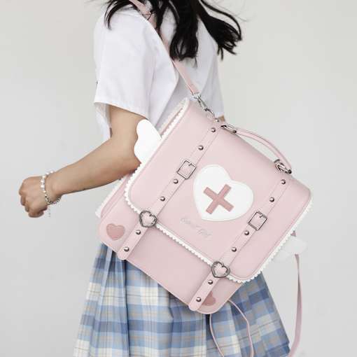 Cute-Lolita-Japanese-Style-Backpack-for-Young-Girls-Kawaii-Uniform-School-Bag-Small-Travel-Bag-Wings-3 – saadaval Tootemaailm e-kaubamajas