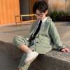 Teenager-Boys-Formal-Suit-Plaid-Jacket-Pants-2PCS-Clothing-Set-Kindergarten-Kids-Performance-Dress-Children-Chorus-1 – saadaval Tootemaailm e-kaubamajas