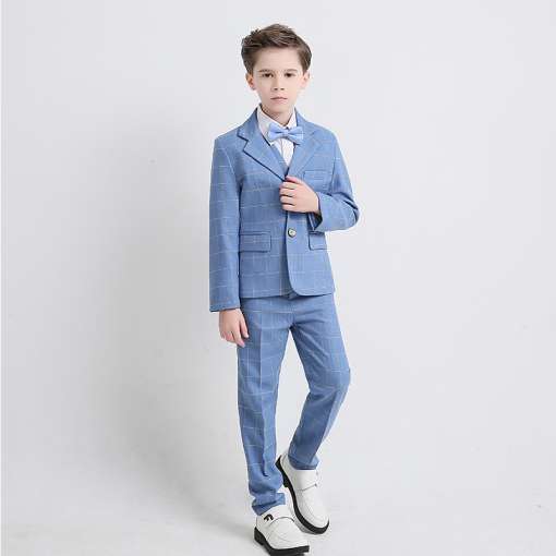 Boys-Blue-Wedding-Suit-Kids-Formal-Blazer-Clothing-Set-Children-s-Day-Photography-Suit-Graduation-Performance-2 – saadaval Tootemaailm e-kaubamajas