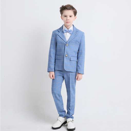 Boys-Blue-Wedding-Suit-Kids-Formal-Blazer-Clothing-Set-Children-s-Day-Photography-Suit-Graduation-Performance-3 – saadaval Tootemaailm e-kaubamajas