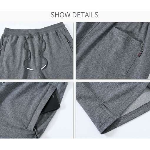 Summer-Men-s-Shorts-Casual-Cotton-Drawstring-Elastic-Waist-Sports-Shorts-With-Zip-Pocket-4 – saadaval Tootemaailm e-kaubamajas