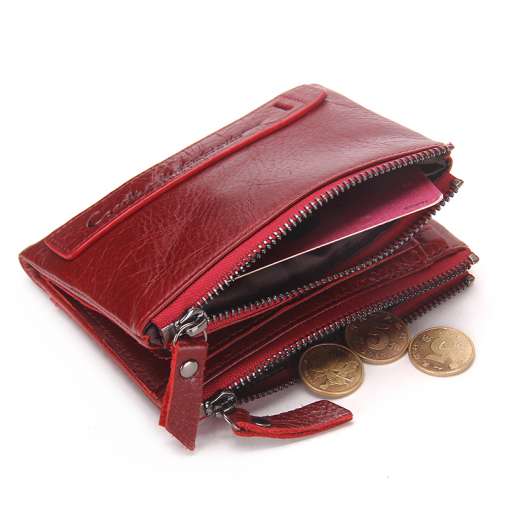 Fashion-Genuine-Leather-Women-Wallet-Bi-fold-Wallets-Red-ID-Card-Holder-Coin-Purse-With-Double-1 – saadaval Tootemaailm e-kaubamajas