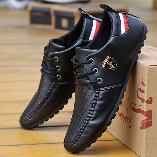2023-Solid-Color-Non-slip-Men-Driving-Shoes-Spring-Autumn-New-Leather-Breathable-Men-s-Peas-1 – saadaval Tootemaailm e-kaubamajas
