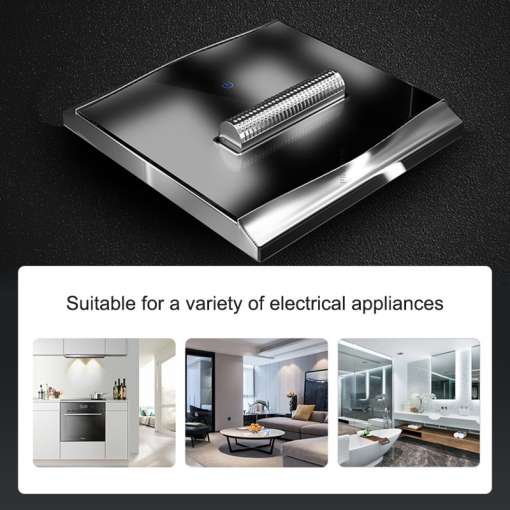 YINKA-Toughened-Glass-Panel-Switch-16A-1-Gang-2-Way-Switch-LED-Indicator-Wall-Switch-86-1 – saadaval Tootemaailm e-kaubamajas