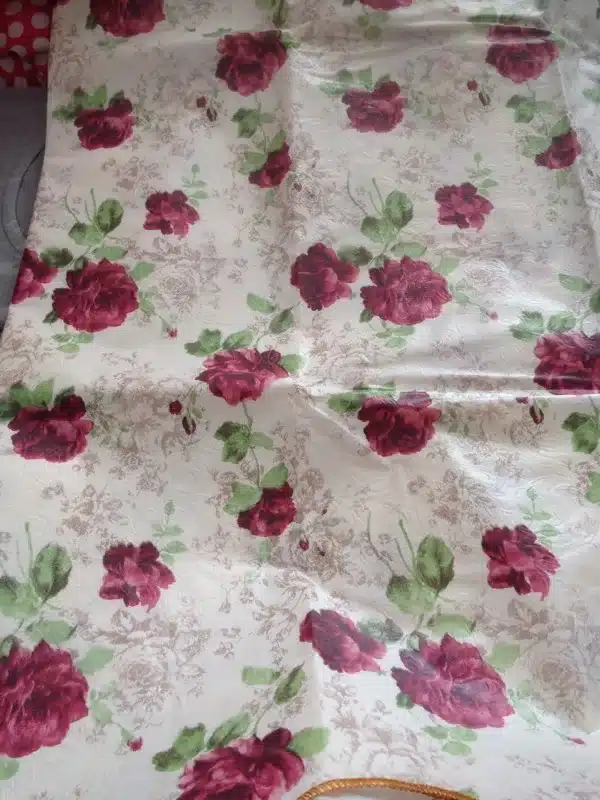 Geminbowl Oil proof waterproof PVC pad dining Anti scald Picnic table cover rose floral tablecloth Multisize 12