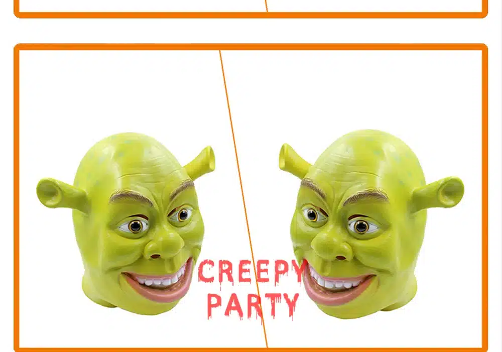 Vinge mask Shrek | kujundav pilt e-kaubamaja pildikogust