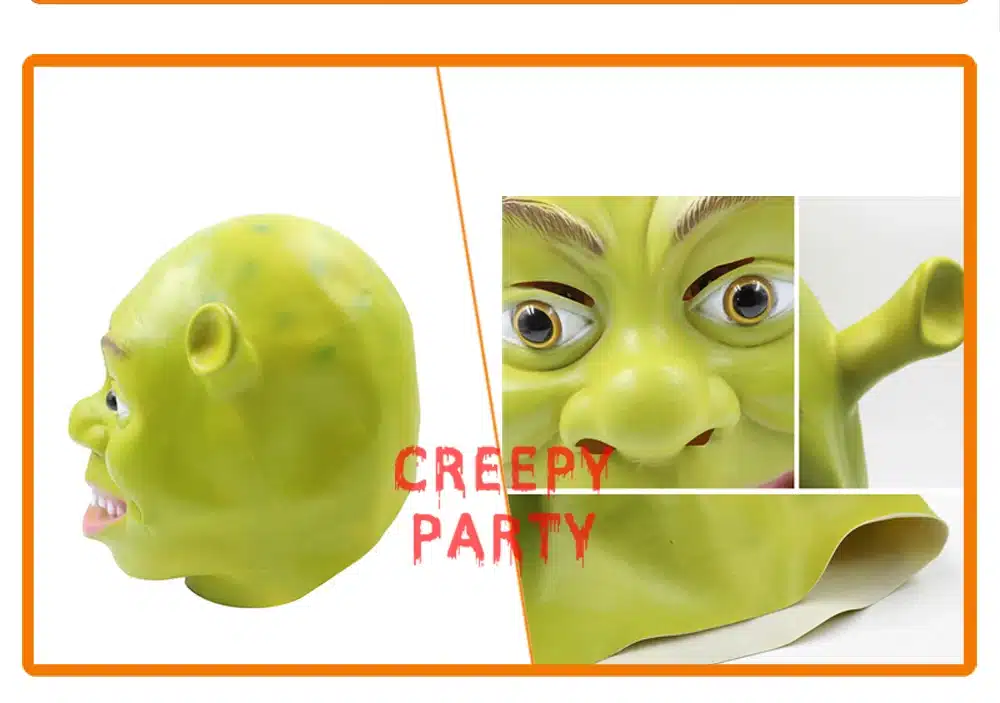 Vinge mask Shrek | kujundav pilt e-kaubamaja pildikogust