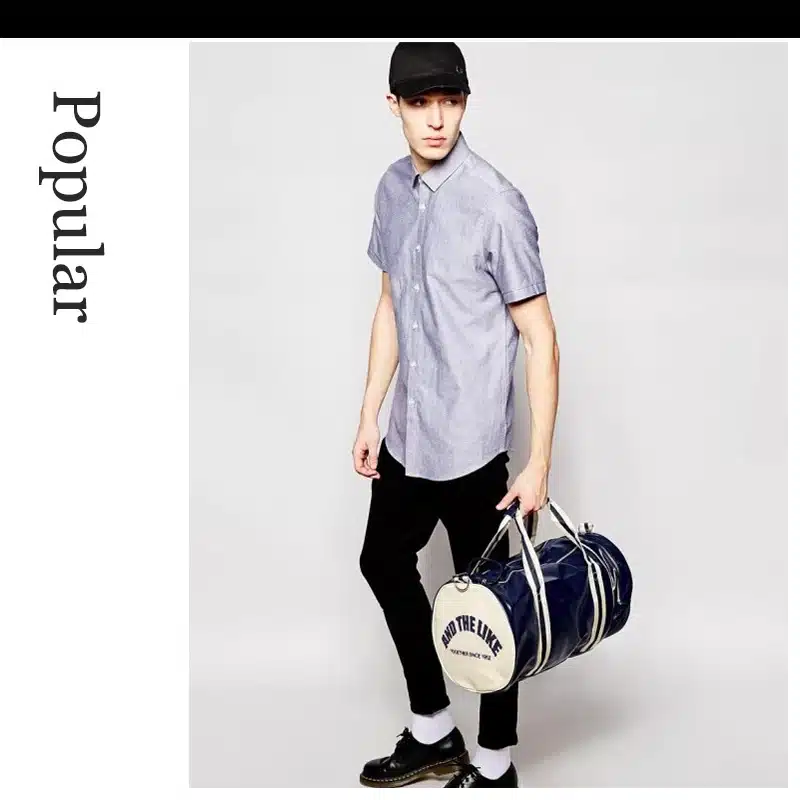 2017 Hot PU Barrel Unisex Gym Bag Fitness Training Shoulder Bag With Independent Shoes Pocket Mixed Color Sports Bag Big Size 20