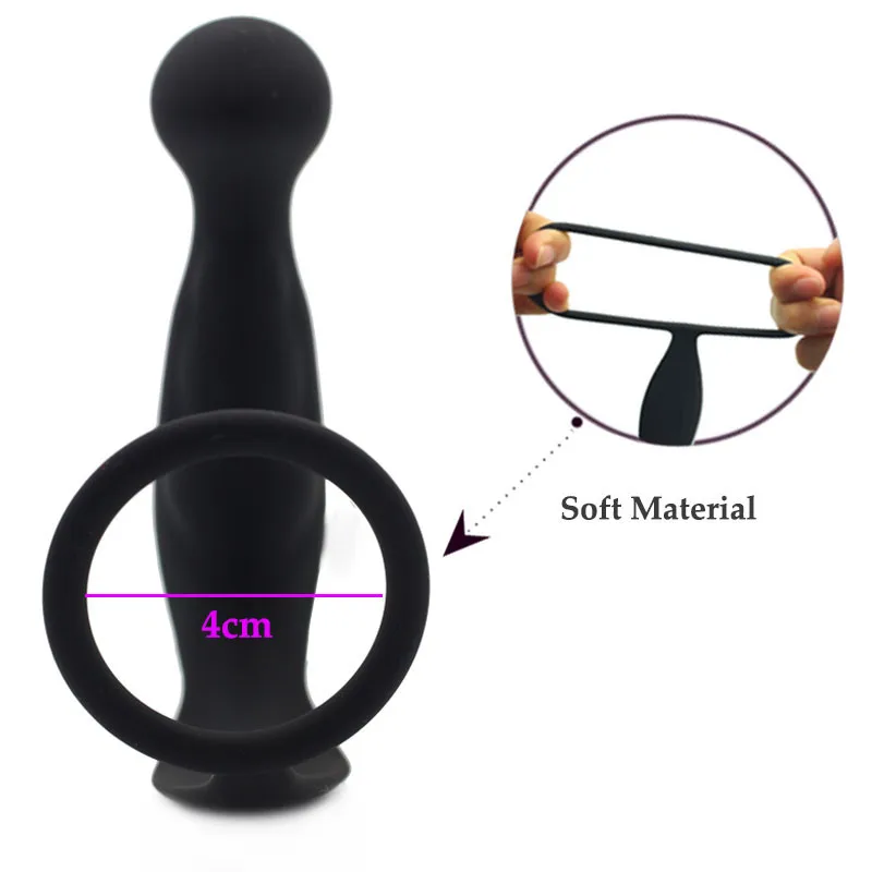 Fantasy Silicone Men Climax Prostate Massager Vibrator Delay 10 Speeds Anal Plug Vibration Masturbator Adult Male Anal Sex Toys 14