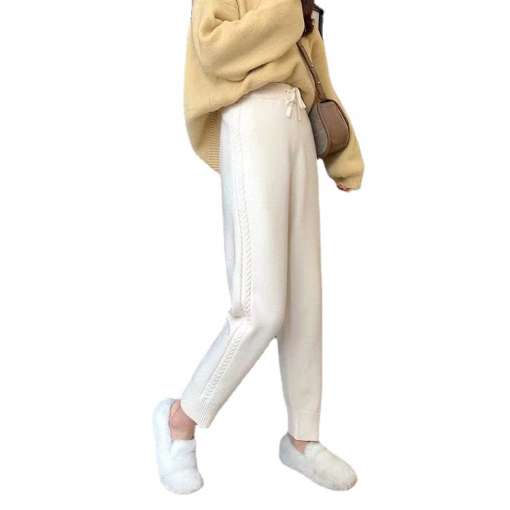 Ladies-Autumn-And-Winter-New-Knitted-Pencil-Pants-Loose-All-Match-Knit-Casual-Long-Women-Harem-4 – saadaval Tootemaailm e-kaubamajas