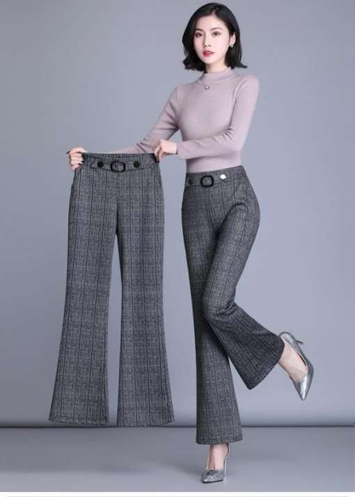 Spring-Autumn-Women-s-Wide-Leg-Pants-Striped-High-Waist-Casual-Trousers-Woman-Korean-Style-Boot-4 – saadaval Tootemaailm e-kaubamajas