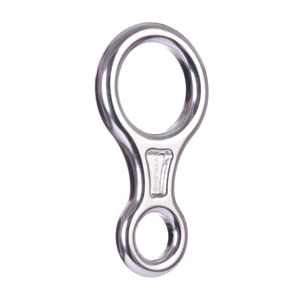 XINDA-Rock-Climbing-Carabine-8shape-Rigging-Descender-Aluminum-Figure-Belay-Device-Abseiling-35KN-Eight-Ring-Downhill-1 – saadaval Tootemaailm e-kaubamajas