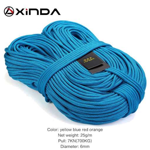 XINDA-6mm-Diameter-Escalada-10M-XINDA-Professional-Rock-Climbing-Rope-High-Strength-Equipment-Cord-Safety-Rope-4 – saadaval Tootemaailm e-kaubamajas