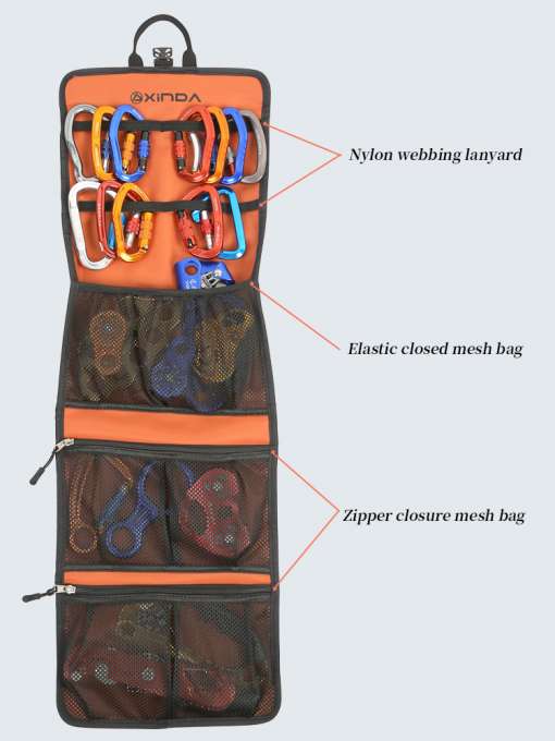 Xinda-320T-Nylon-Bag-Waterproof-Wear-resistant-Quickdraws-Carabiner-instrument-Climbing-Toolkit-Tool-Equipment-storage-Tote-2 – saadaval Tootemaailm e-kaubamajas