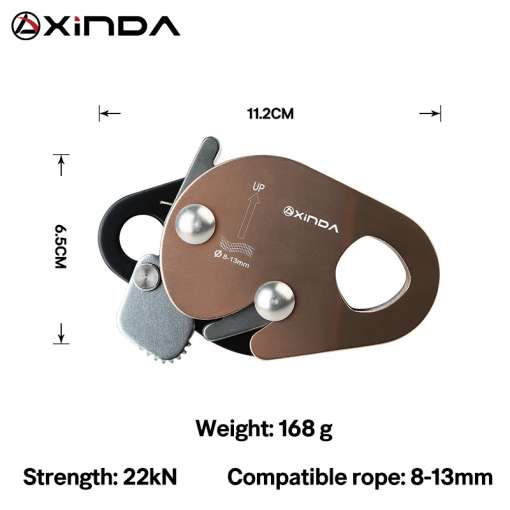 XINDA-Camping-Rock-Climbing-Safety-Equipment-Grasp-Rope-Devices-Automatic-Lock-Karabiner-Anti-Fall-Protective-Gear-3 – saadaval Tootemaailm e-kaubamajas