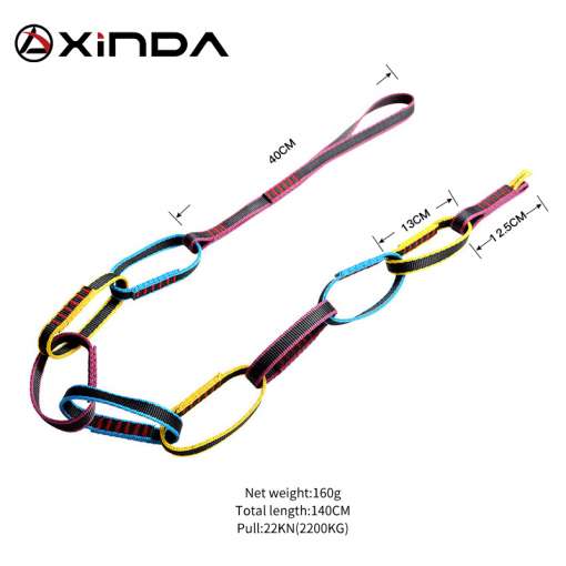 XINDA-Outdoor-Climbing-Equipment-Downhill-Forming-Ring-Sling-Daisy-Chain-Daisy-Rope-Nylon-Daisy-Chain-Personal-4 – saadaval Tootemaailm e-kaubamajas
