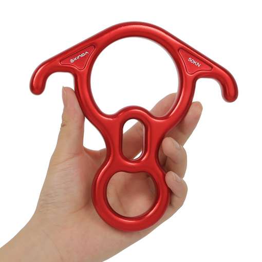 Xinda-rock-climbing-descender-OX-Horn-8-descend-ring-downhill-eight-ring-with-Bent-ear-Rappelling-3 – saadaval Tootemaailm e-kaubamajas