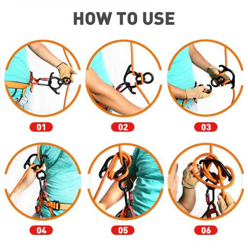 Xinda-rock-climbing-descender-OX-Horn-8-descend-ring-downhill-eight-ring-with-Bent-ear-Rappelling-4 – saadaval Tootemaailm e-kaubamajas