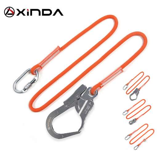 oranžid köied metallist konksudega, erineva pikkusega