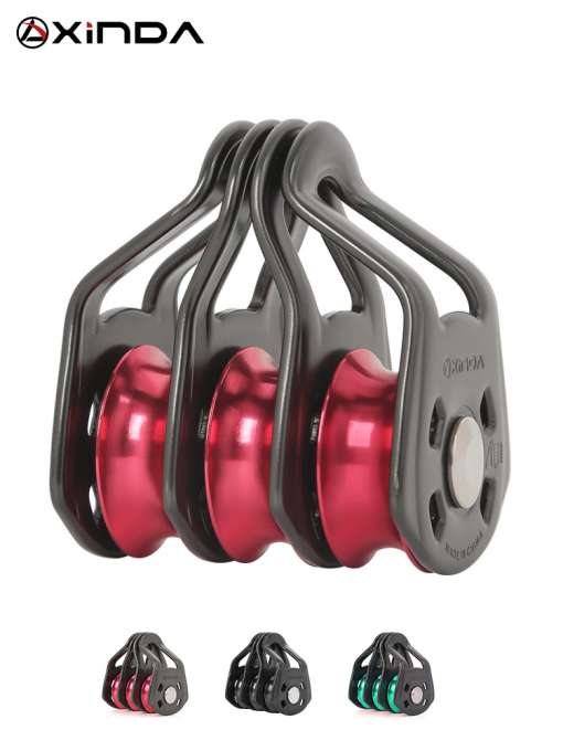 Xinda-Outdoor-Three-Pulley-Cableway-Crosses-Rock-Climbing-Rescue-To-Expand-Hoisting-Ball-Bearing-Pulley-Block-1 – saadaval Tootemaailm e-kaubamajas