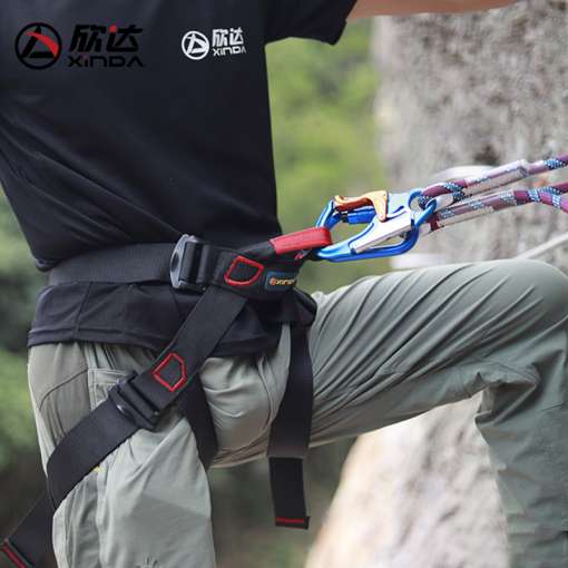 Xinda-Outdoor-Rock-Climbing-Carabiner-30KN-Mountaineering-downhill-Safety-hook-Via-Ferrata-Buckle-Working-At-Height-5 – saadaval Tootemaailm e-kaubamajas