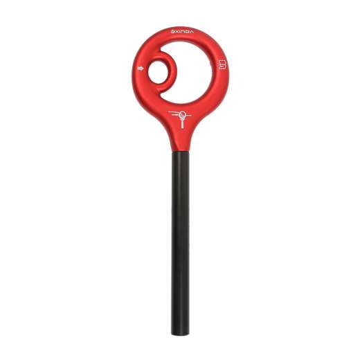 Xinda-Rock-Climbing-Carabine-9-Shape-Rigging-Descender-Aluminum-Figure-Belay-Device-Abseiling-Hoverable-Downhill-Equipment-5 – saadaval Tootemaailm e-kaubamajas