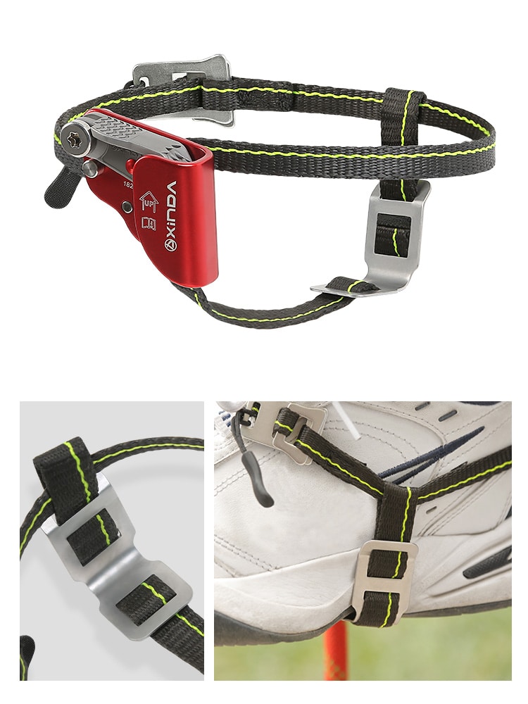 Xinda-Outdoor-Rock-Climbing-Foot-Ascender-Riser-With-Pedal-Belt-Grasp-SRT-Rope-Gear-Anti-Fall-1 – saadaval Tootemaailm e-kaubamajas