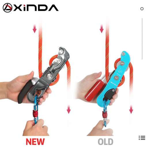 XINDA-Professional-Rock-Climbing-Descent-device-STOP-Handle-Control-Abseiling-Device-Downhill-Descender-Rappelling-2 – saadaval Tootemaailm e-kaubamajas