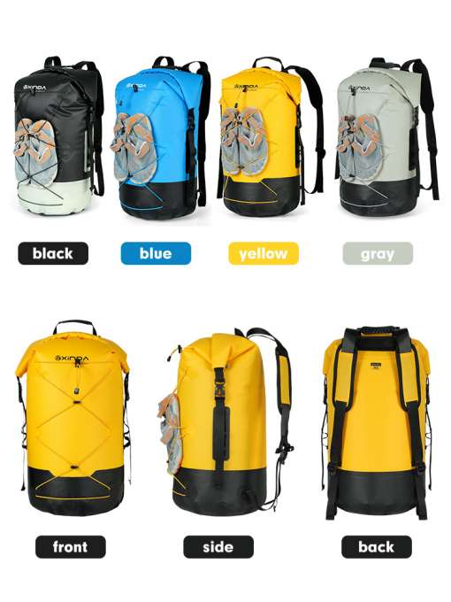Xinda-Outdoor-Waterproof-Bag-IPX7-Dry-Wet-Separation-Backpack-Mountaineering-Bag-Snorkeling-Swimming-Drifting-Bag-5 – saadaval Tootemaailm e-kaubamajas