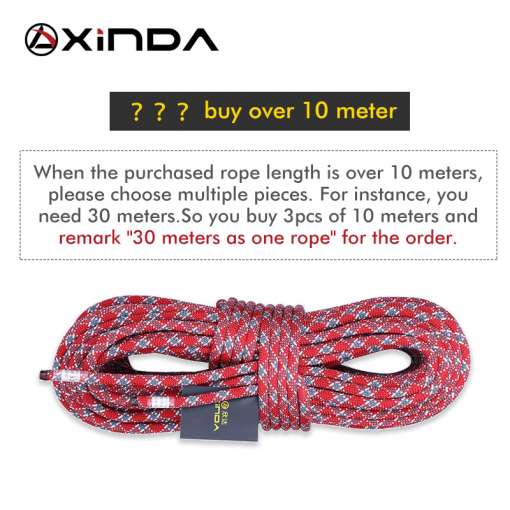 XINDA-9mm-Rock-Climbing-Rope-9mm-Static-Rope-21kN-High-Strength-Safety-Rope-For-Working-at-3 – saadaval Tootemaailm e-kaubamajas