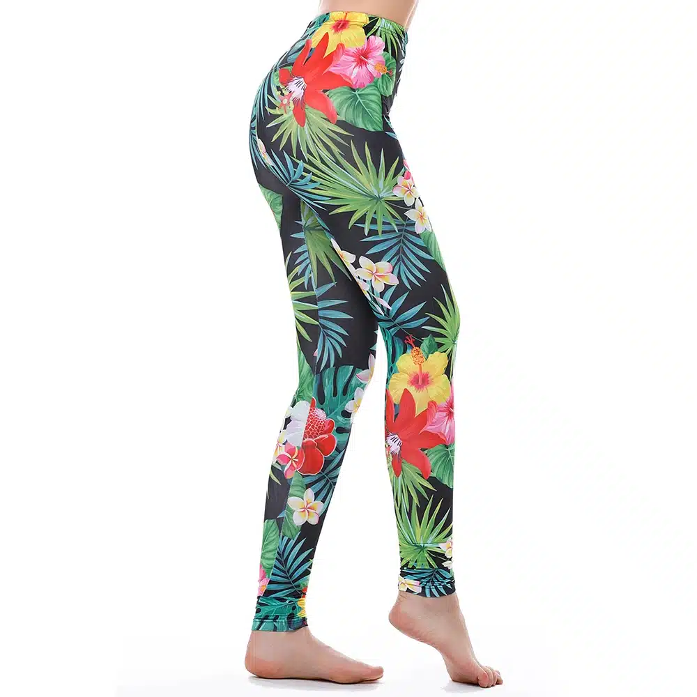 KYKU Brand Unicorn Leggings Women Leggins Fitness Legging Sexy Pants High Waist Push Up Shiny 3d Printed Rainbow Star Cat Donuts 21