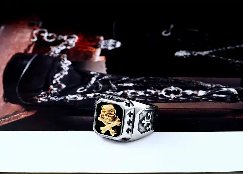 Beier 316L Stainless Steel ring biker Ring skull Man's special copper fashion jewelry BR8-331 13