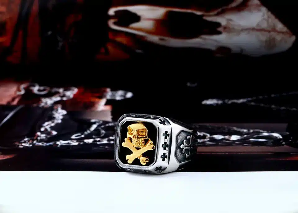 Beier 316L Stainless Steel ring biker Ring skull Man's special copper fashion jewelry BR8-331 14