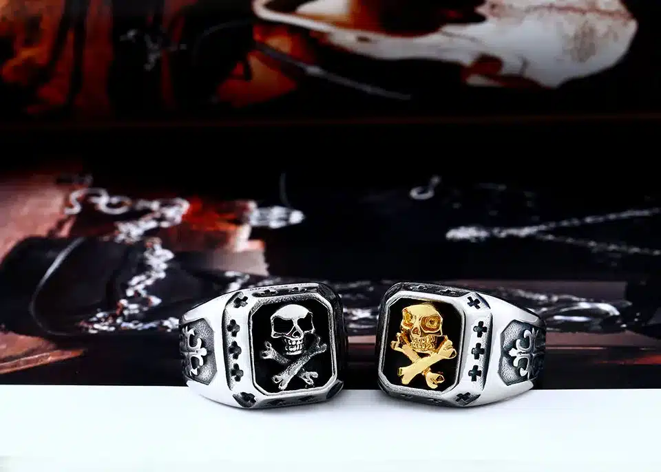 Beier 316L Stainless Steel ring biker Ring skull Man's special copper fashion jewelry BR8-331 15