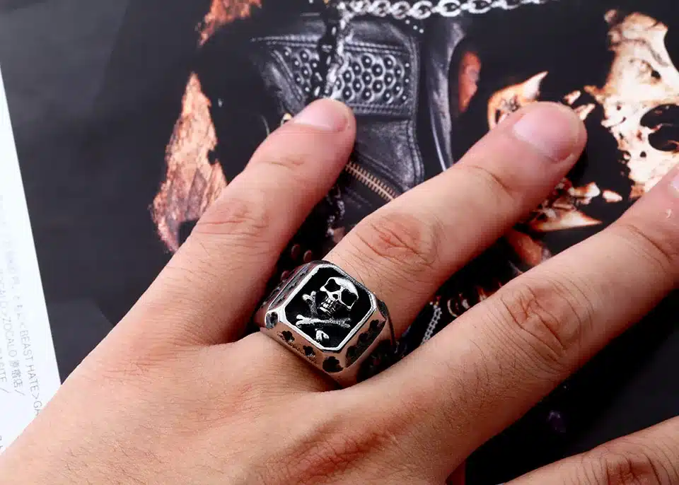 Beier 316L Stainless Steel ring biker Ring skull Man's special copper fashion jewelry BR8-331 18