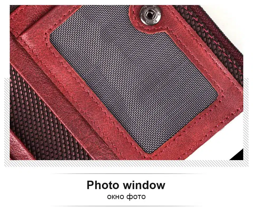 punasest nahast rahakoti fotoaken
