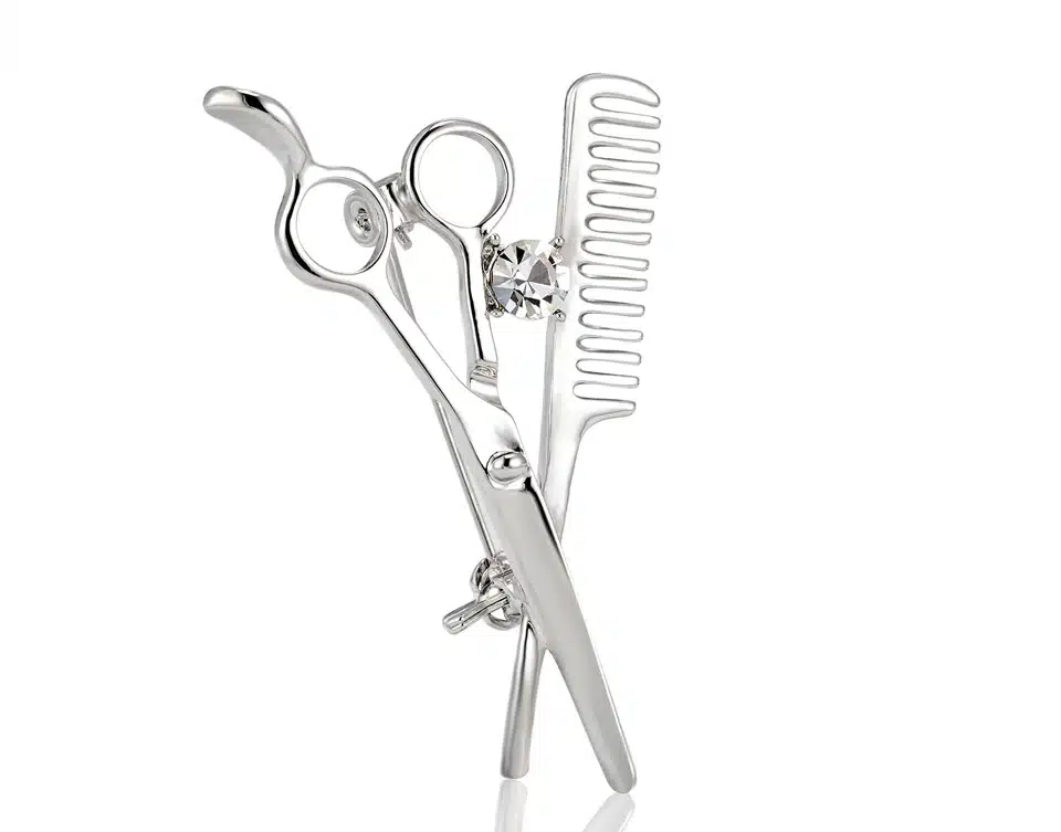 Tool Jewelry Scissors Combs Brooch For Personality Women Broches Collar Accessoris Hijab Pins For Esmalte De Unhas Relogio Vaz 11