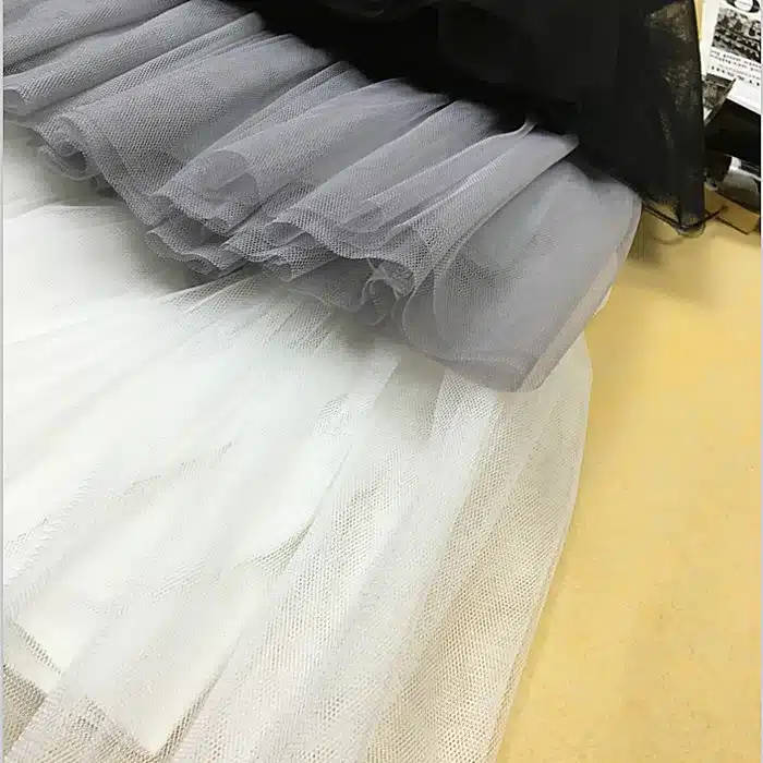 2017 Summer vintage skirts womens Elastic High Waist tulle mesh Skirt long Pleated tutu skirt women Saias midi faldas jupe 36