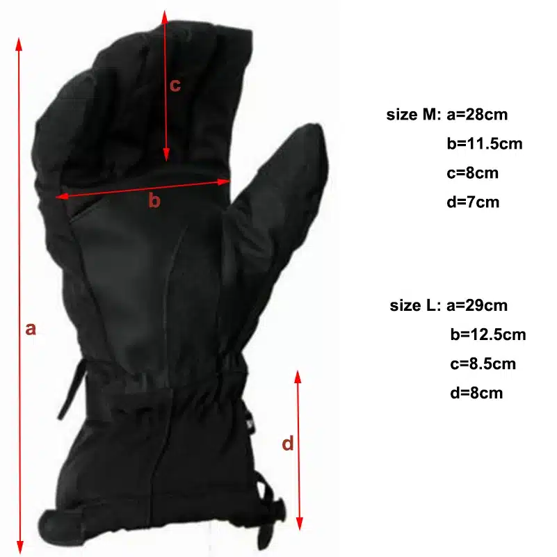 Men's Ski Gloves Fleece Snowboard Gloves 2017 Snowmobile Motorcycle Riding Winter Gloves Windproof Waterproof Unisex Snow Gloves 9