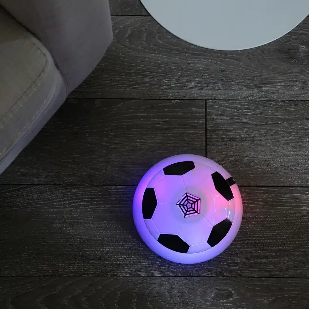 Funny LED Light Flashing Ball Toys Air Power Soccer Balls Disc Gliding Multi-surface Hovering Football Game Toy Kid Chidren Gift 24