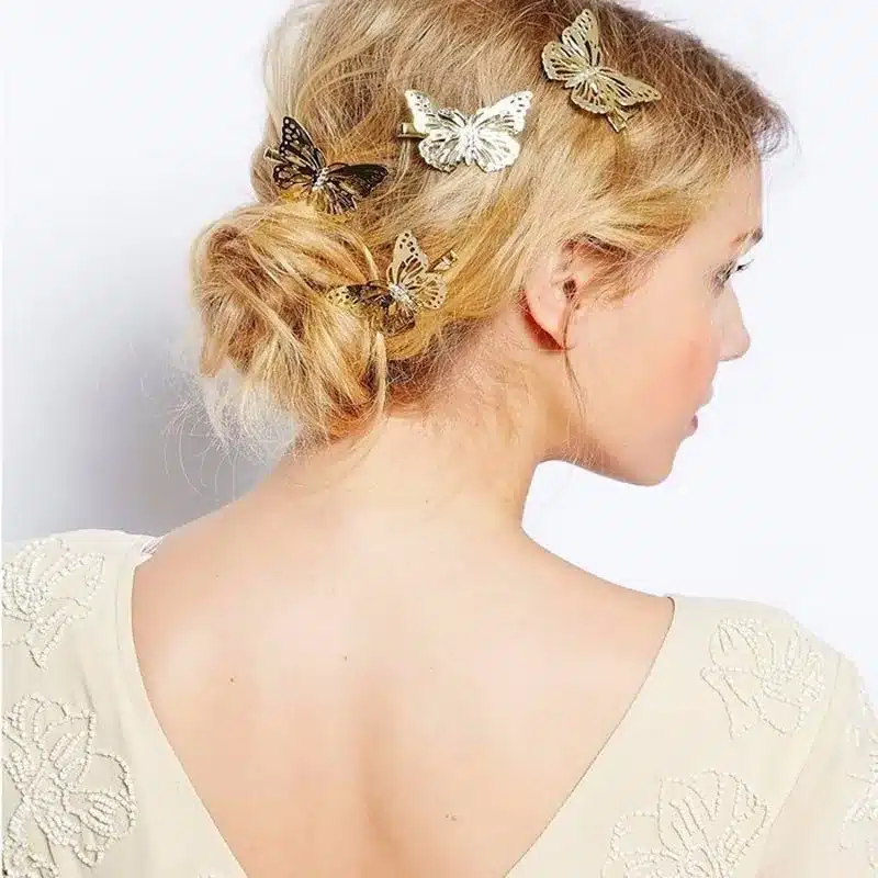 6pcs Hair Accessories for Women Headwear Hair Grips Metal Gold Hair Clip For Girls Hairpins Barrette Jewelry Haaraccessoires 9