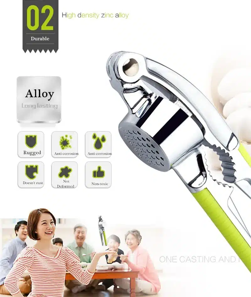 1pcs Stainless Steel Garlic Presses Alloy Kitchen Accessories Gadegts Cooking Vegetable Tools Garlic Peeler Crusher Descascador 13
