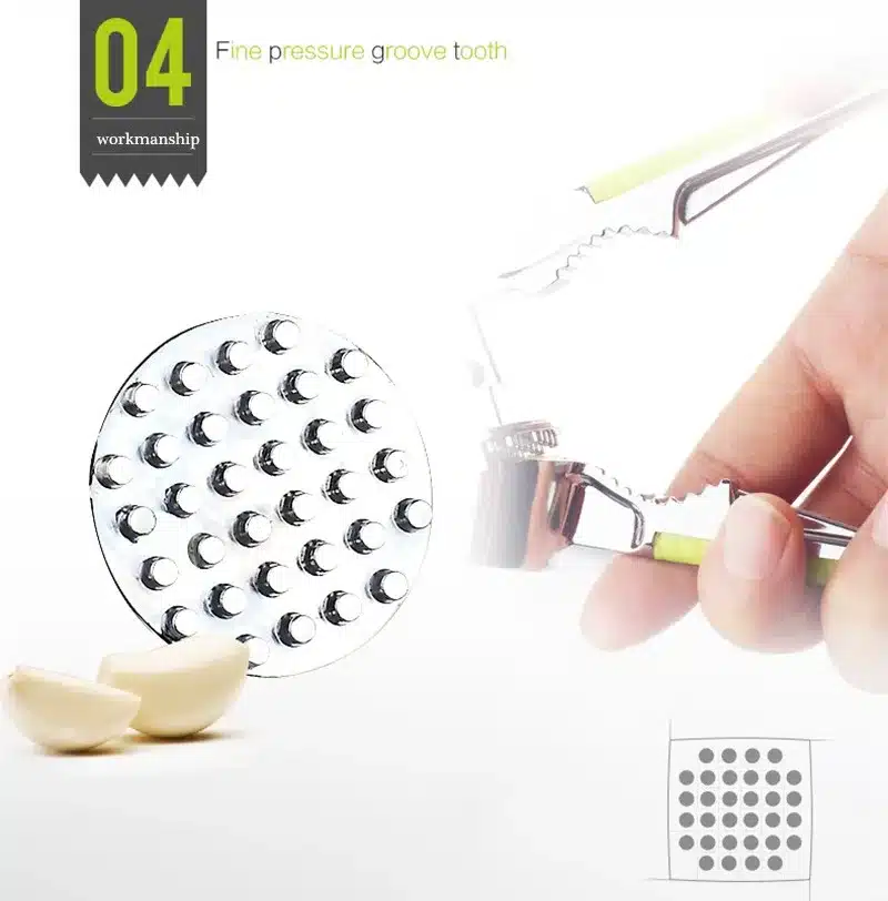 1pcs Stainless Steel Garlic Presses Alloy Kitchen Accessories Gadegts Cooking Vegetable Tools Garlic Peeler Crusher Descascador 15