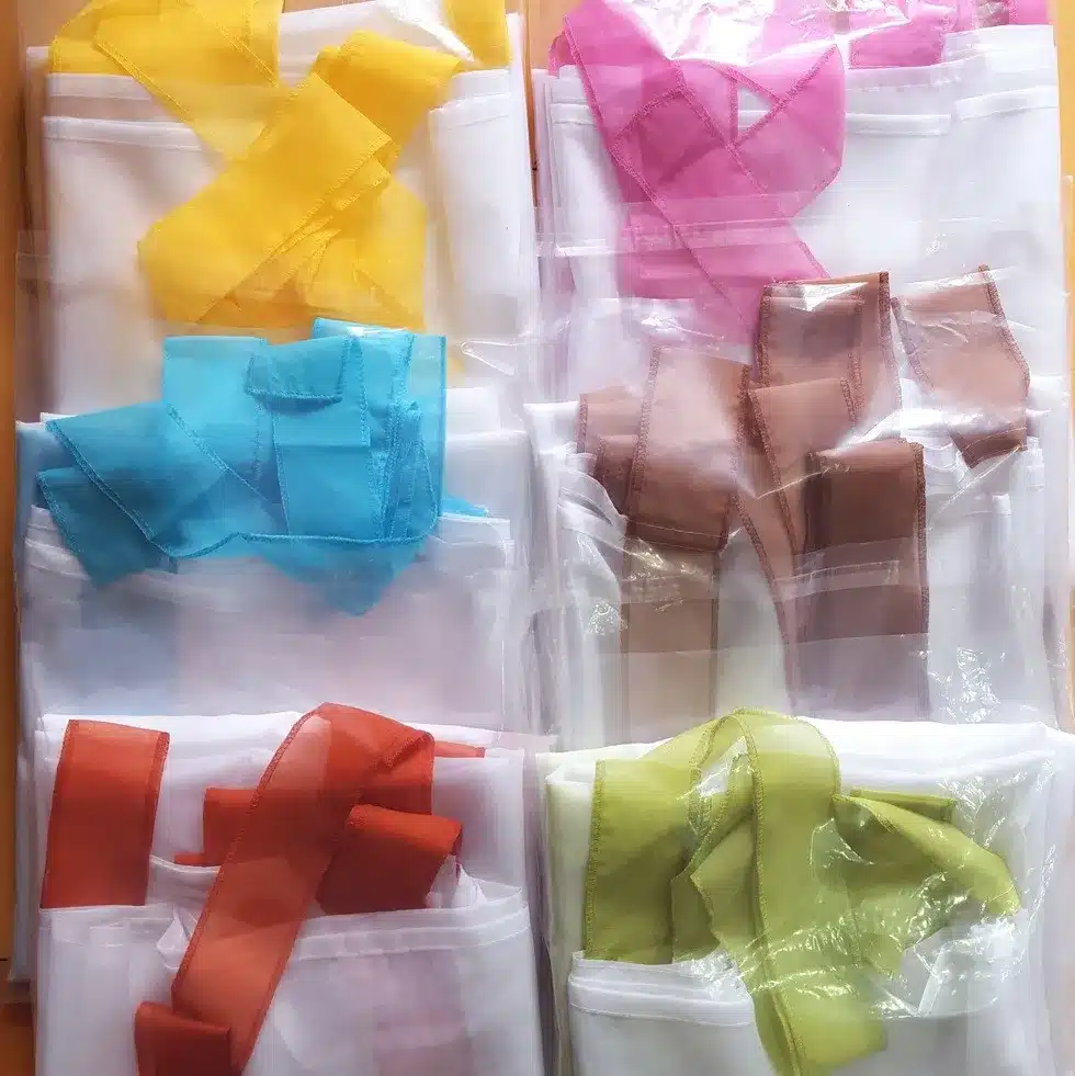 9 Colors Ribbon Roman Curtain Blind Home Wave European Colors Living Room Balcony Voile Panel 1PC 19