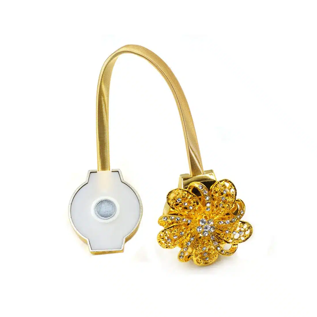 Good Window Decorating Flower Curtain Tieback Magnet Curtains Buckle Clip Steel Wire Curtain Strap 12