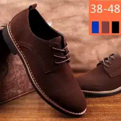 2023-Chaussure-Homme-Shoes-Men-Oxfords-Dress-Shoes-Men-Formal-Wedding-Shoes-Cow-Suede-Plus-Size-1 – saadaval Tootemaailm e-kaubamajas